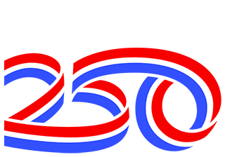 America 250 White Logo