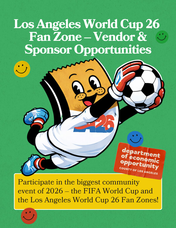 Los Angeles World Cup 26 Fan Zone - Vendor & Sponsor Opportunities